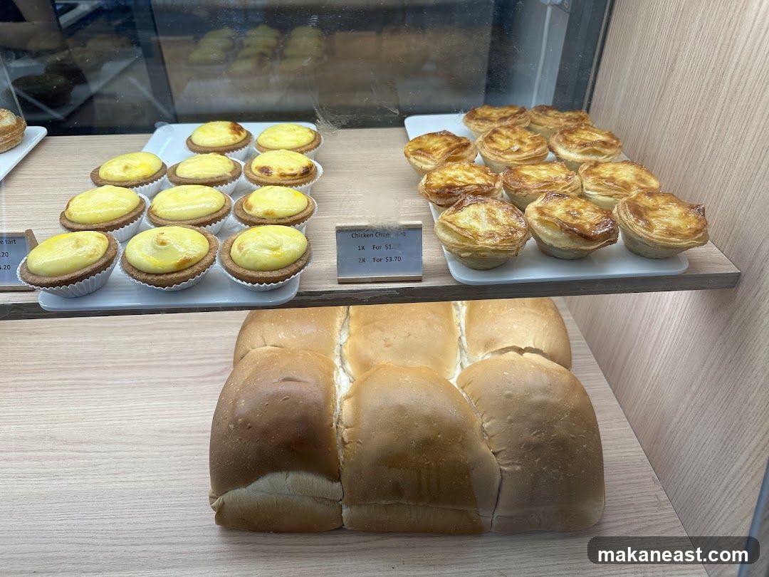 Pastries and Bread Display