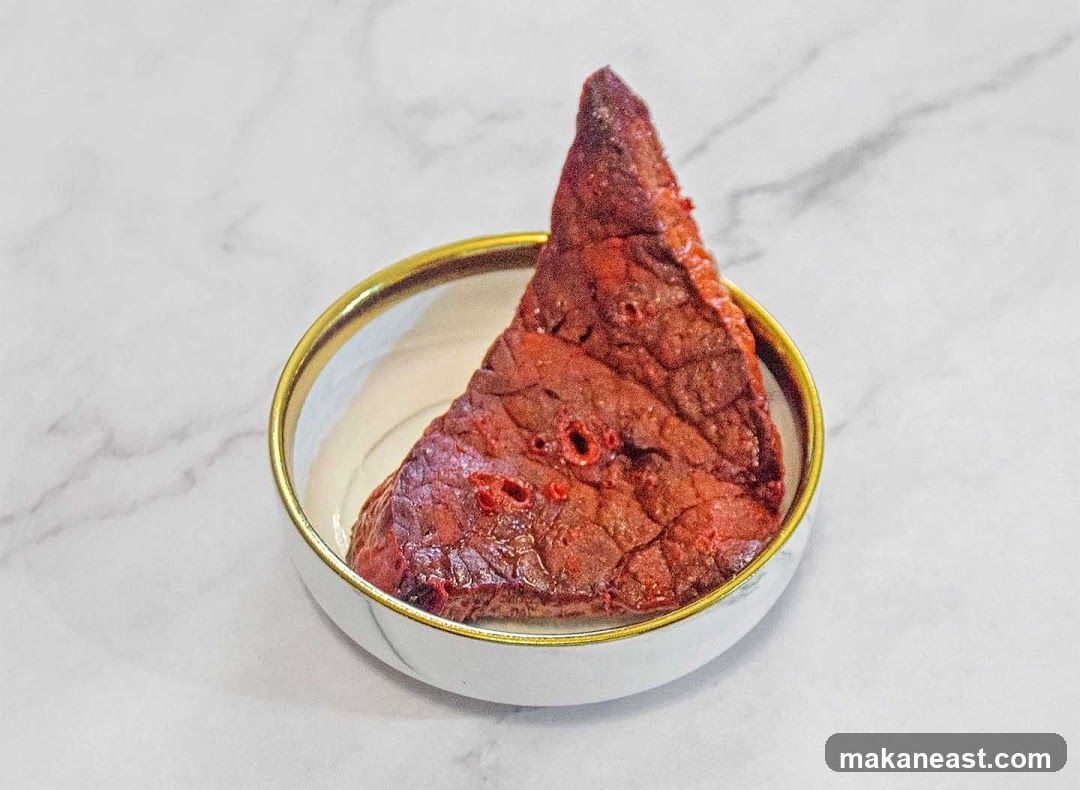 Cooked Lung in a Bowl