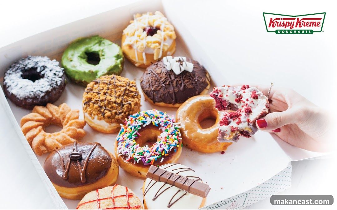 Assortment of Krispy Kreme Doughnuts