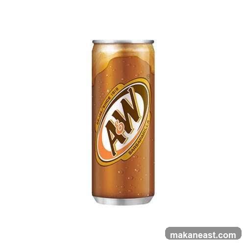 A&W Sarsaparilla Can