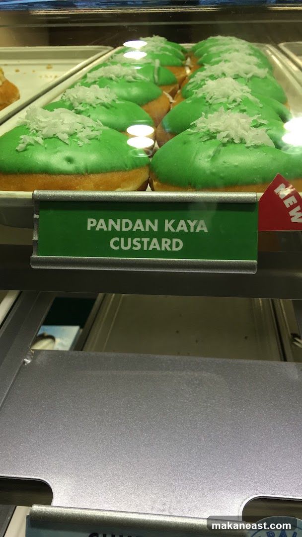 Pandan Kaya Custard Donuts