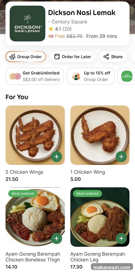 Dickson Nasi Lemak