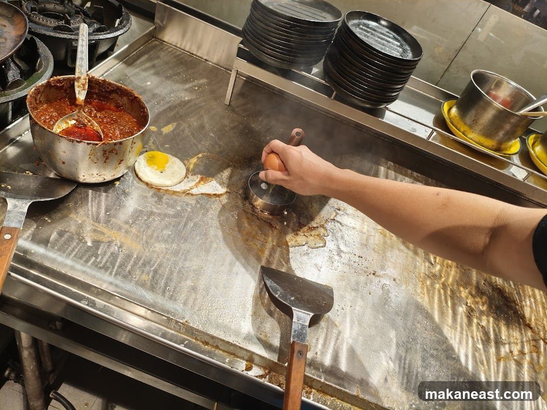 Cooking Eggs on a Griddle