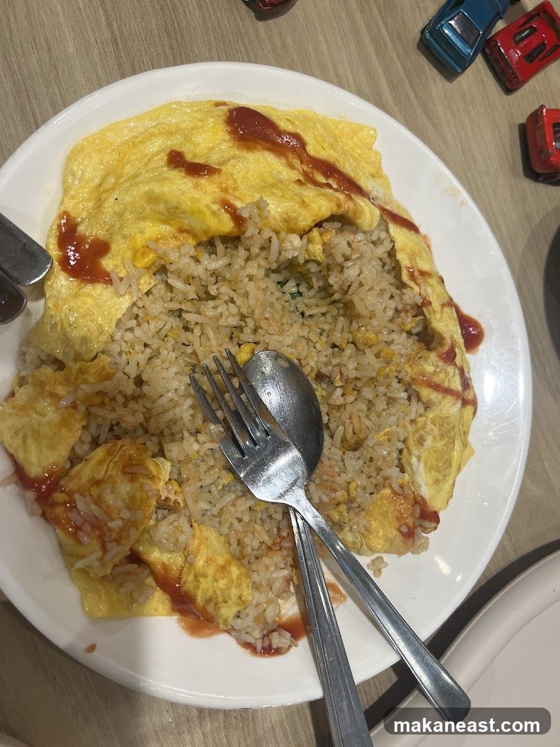 Omurice with Ketchup
