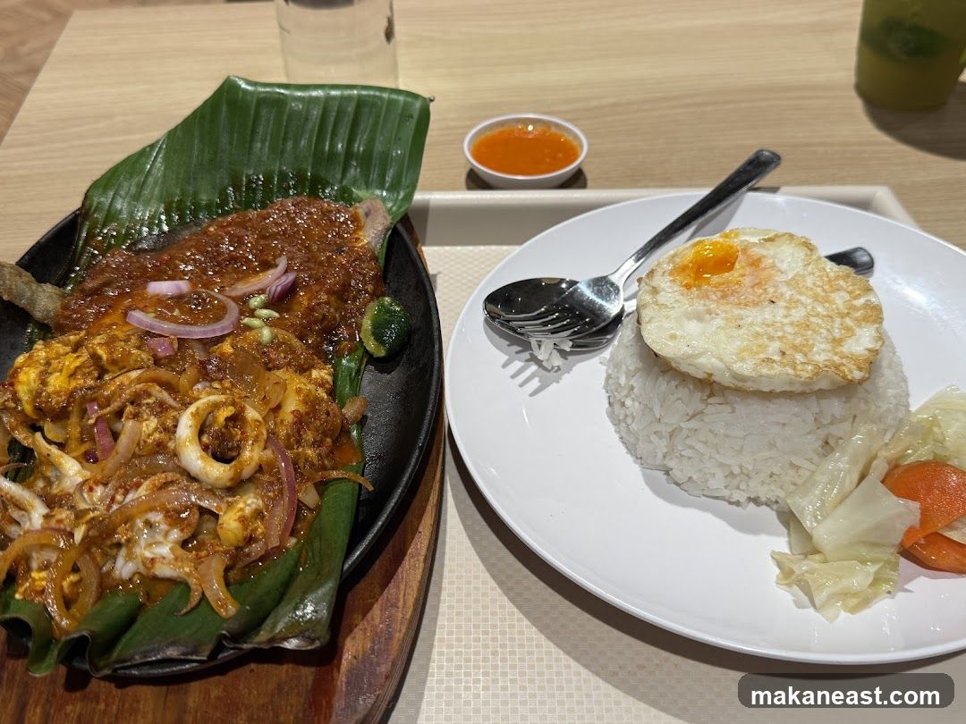 Sizzling Seafood and Rice Dish