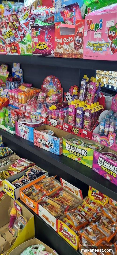 Candy and Snacks Display