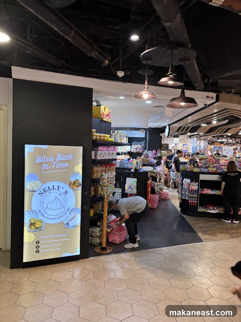 Snack shop interior