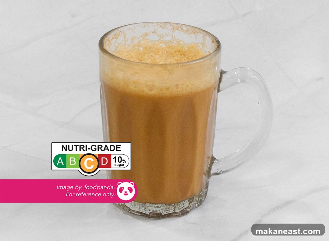 Teh Tarik with Nutri-Grade Label