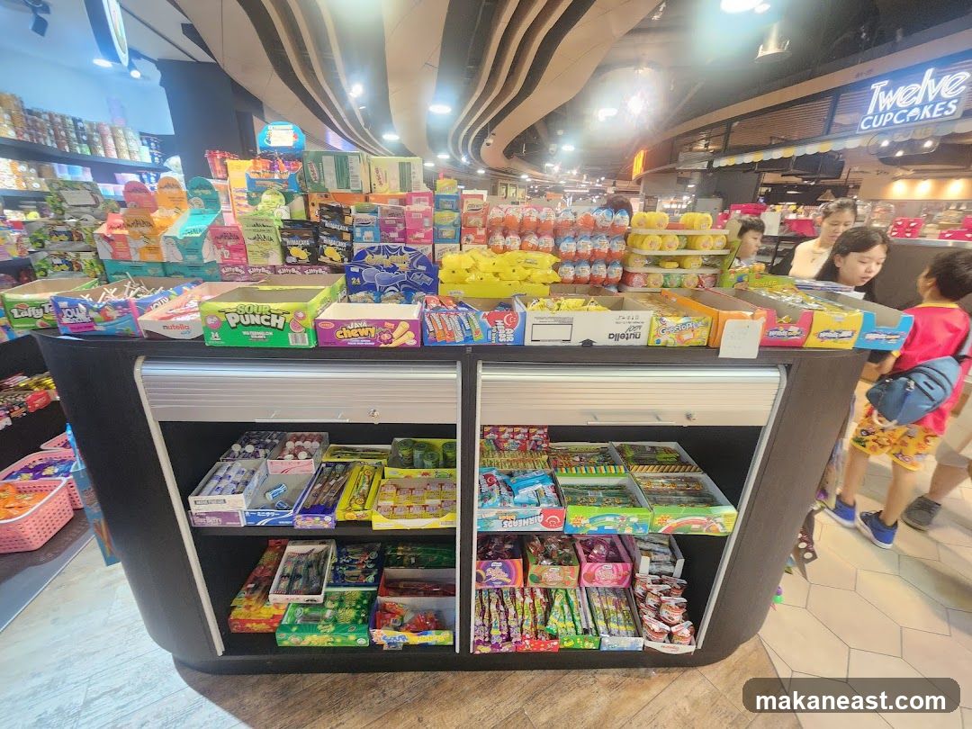 Candy and Snacks Display