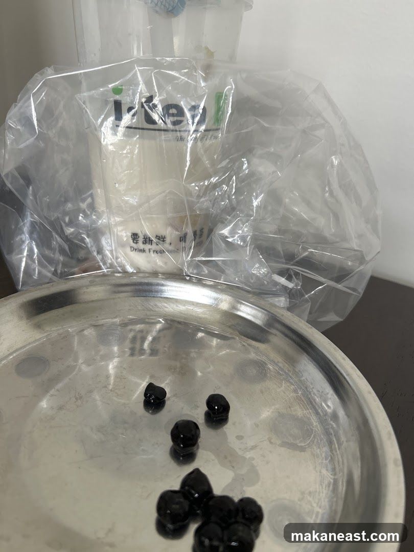 Tapioca Pearls and Drink