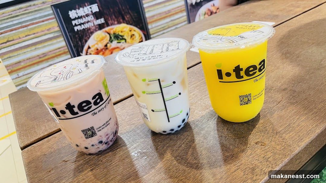 Three I-tea Drinks