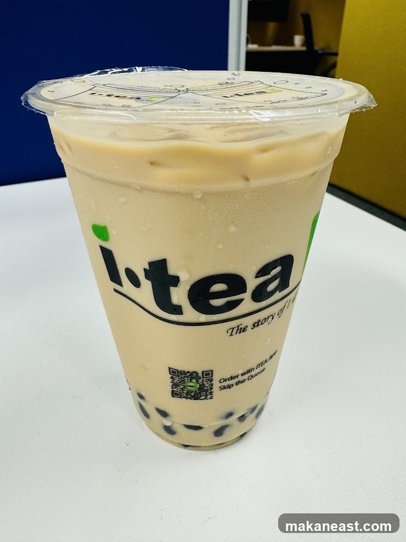 Iced Milk Tea with Boba