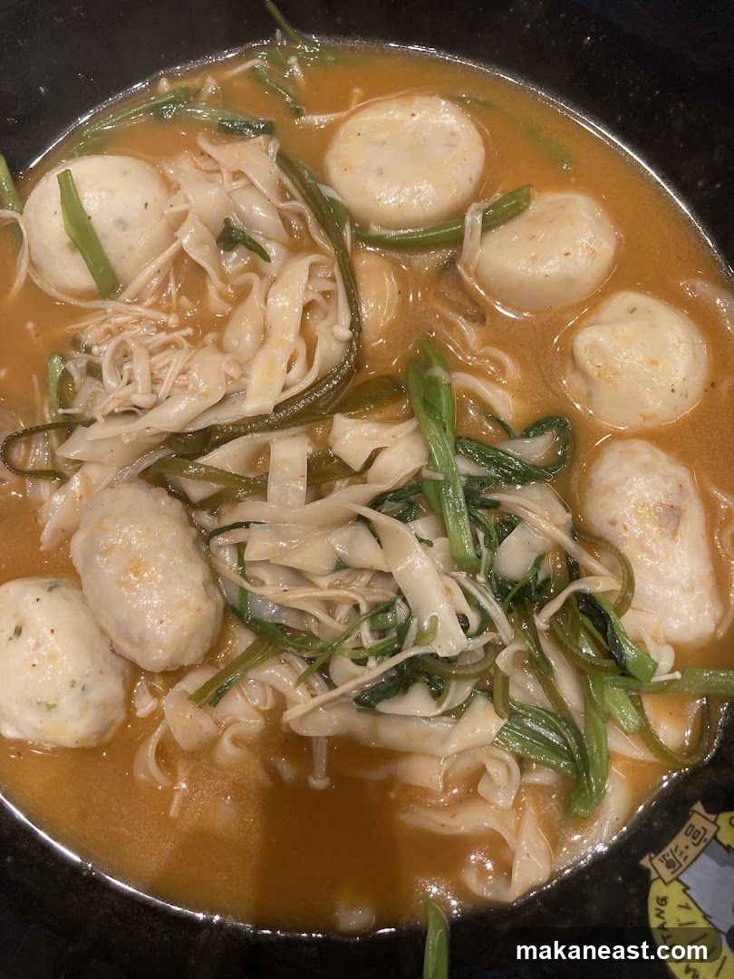 Noodle Soup with Fish Balls