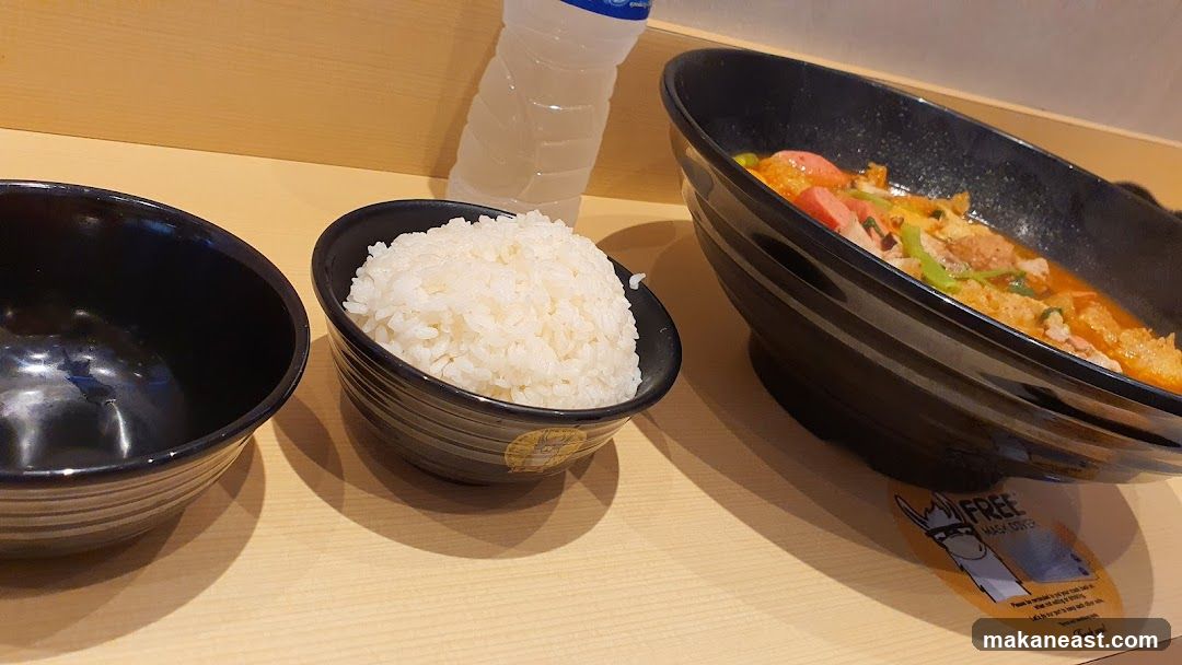 Meal with Rice and Stew