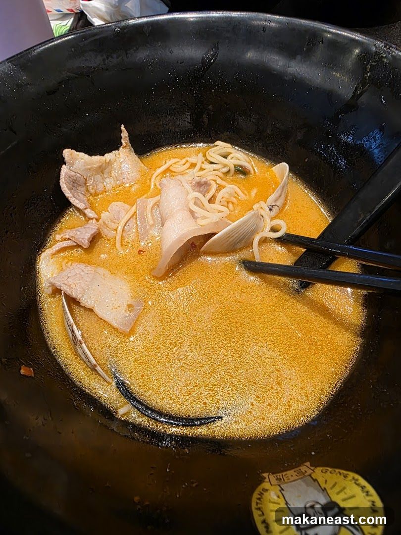 Spicy Noodle Soup with Pork