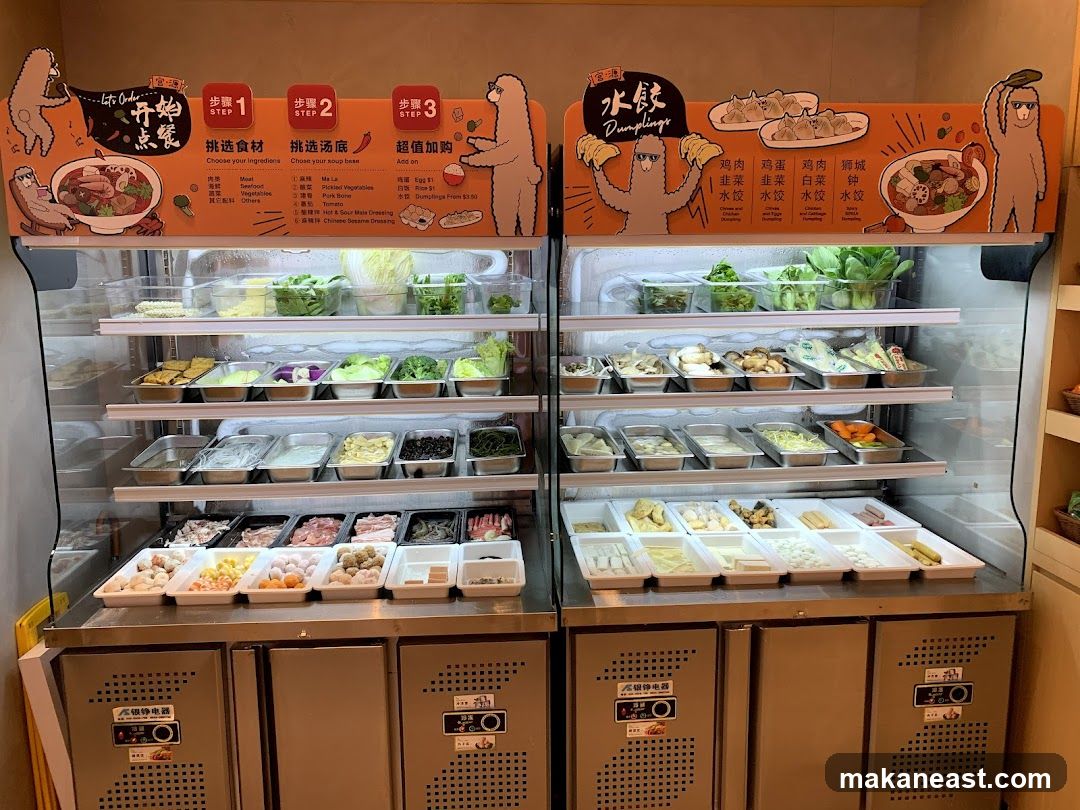Hot Pot Ingredient Display