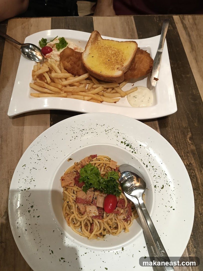Two Dishes of Food