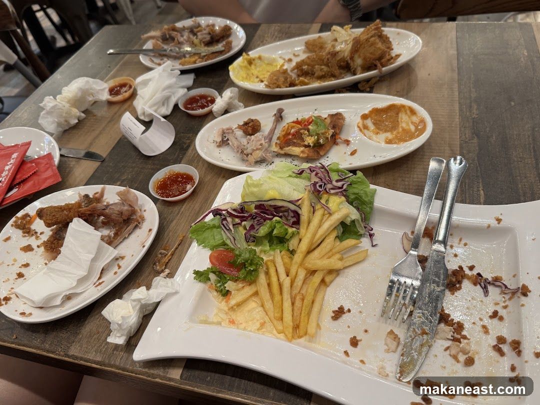 Messy Table After Meal