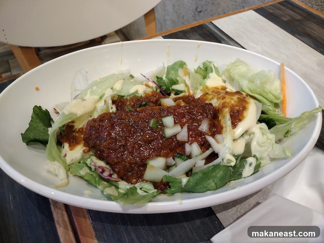 Salad with Dressing