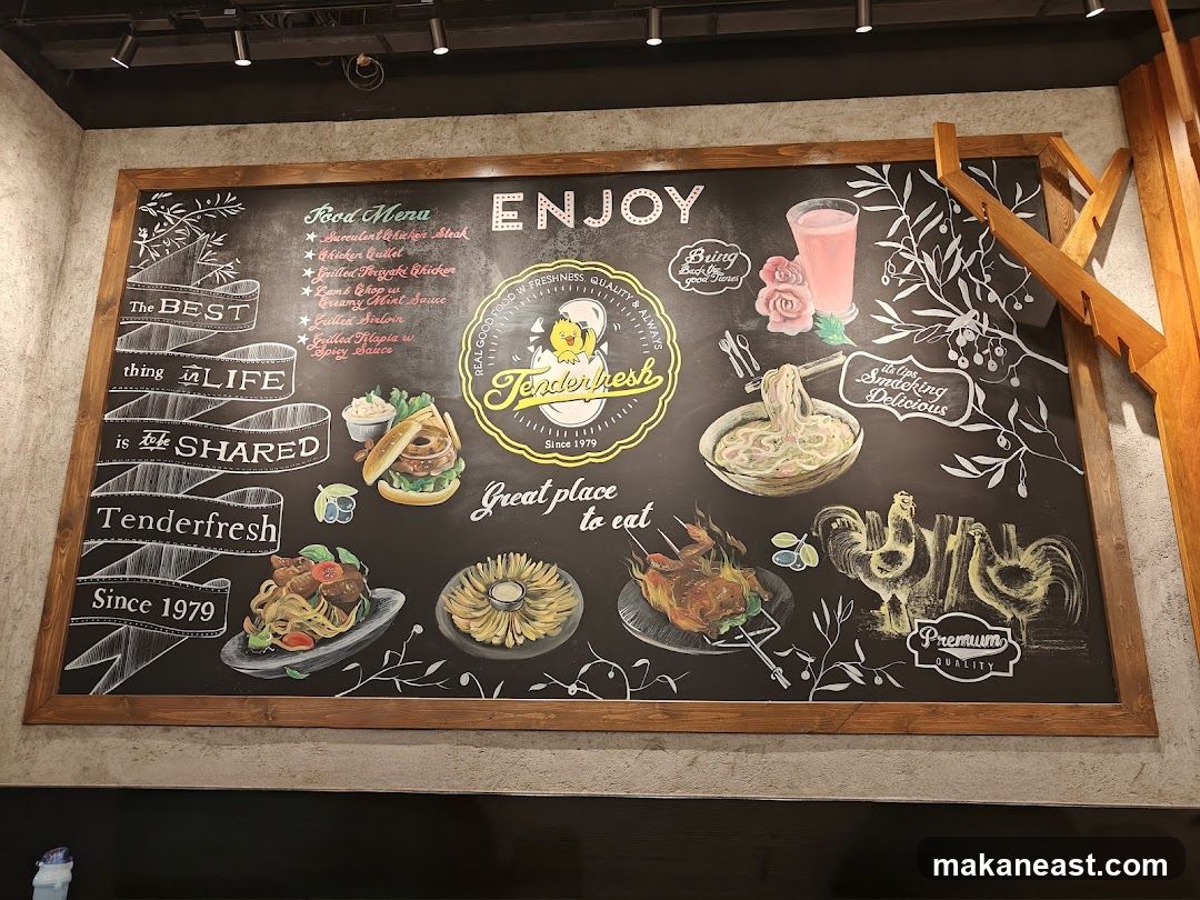 Tenderfresh Food Menu