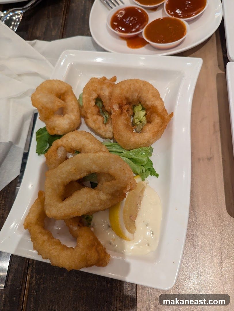 Fried Calamari with Dipping Sauces