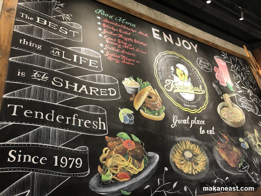 Chalkboard Menu and Artwork