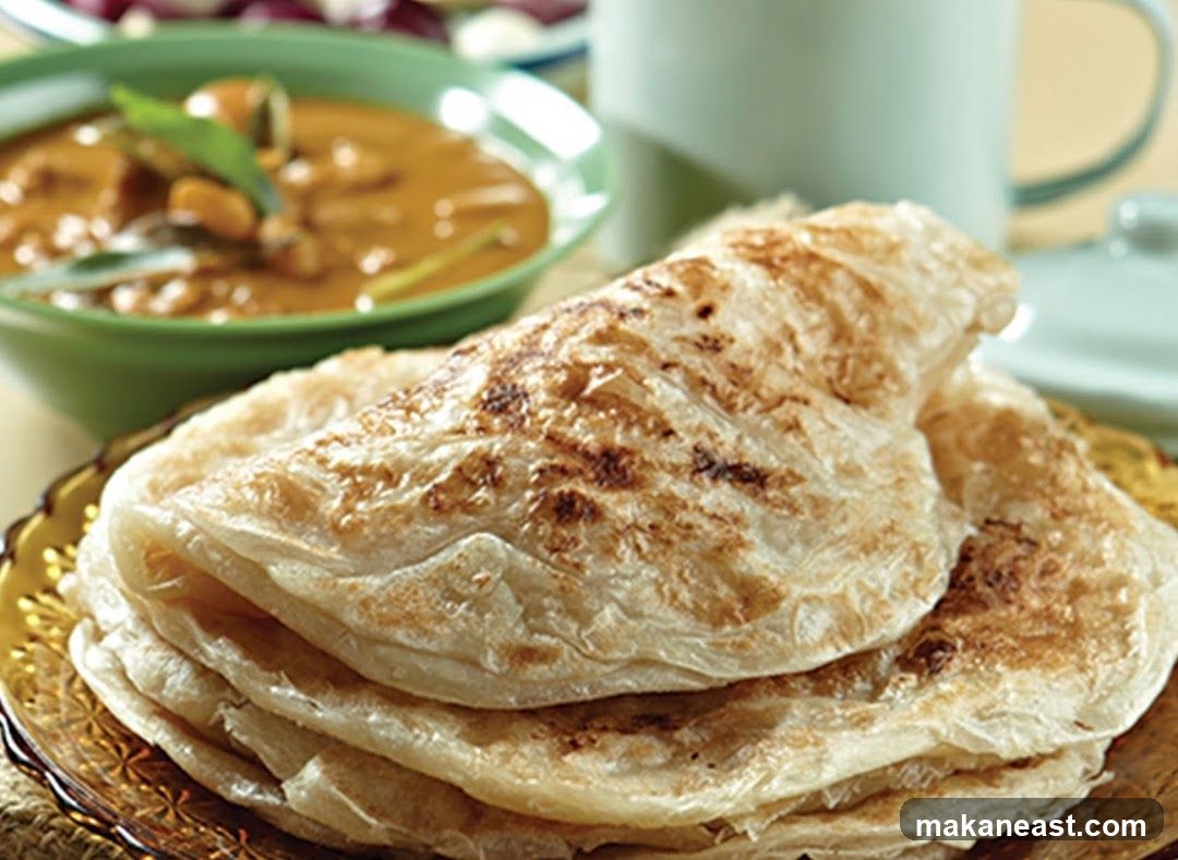 Roti Canai with Curry