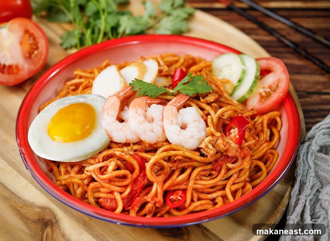 Noodles with Shrimp and Egg