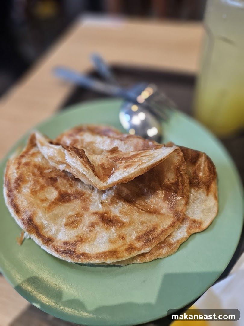 Roti Canai with Drink