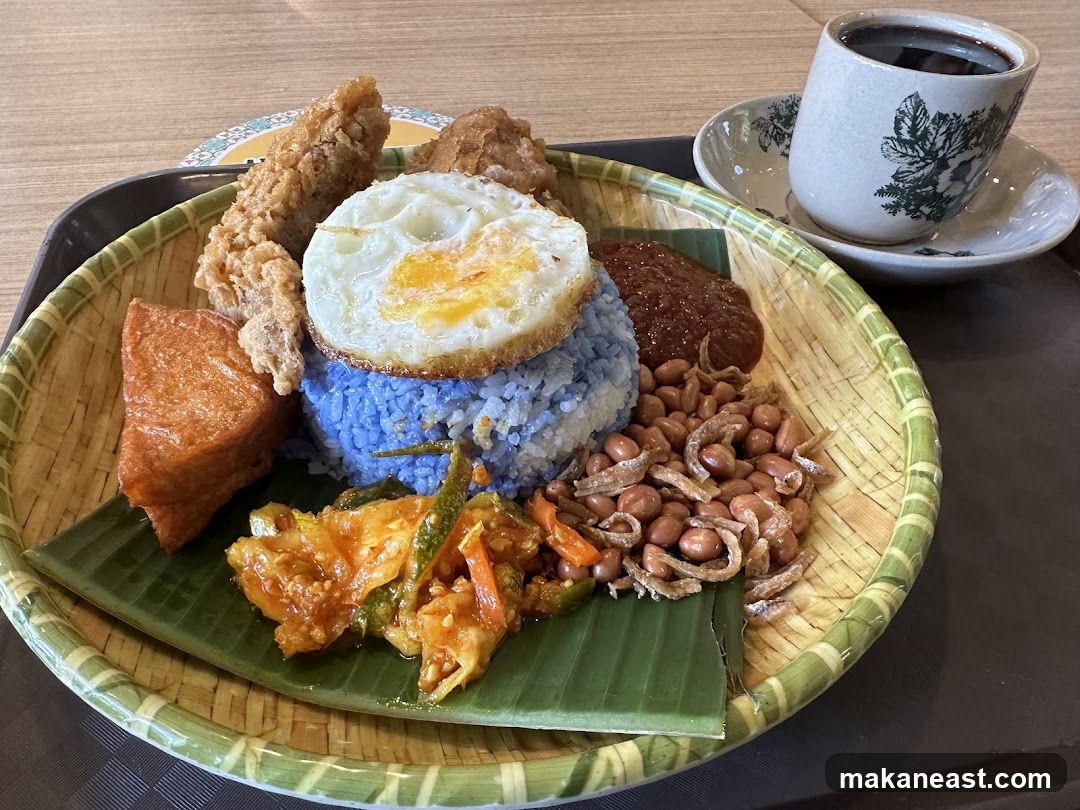 Nasi Lemak with Coffee