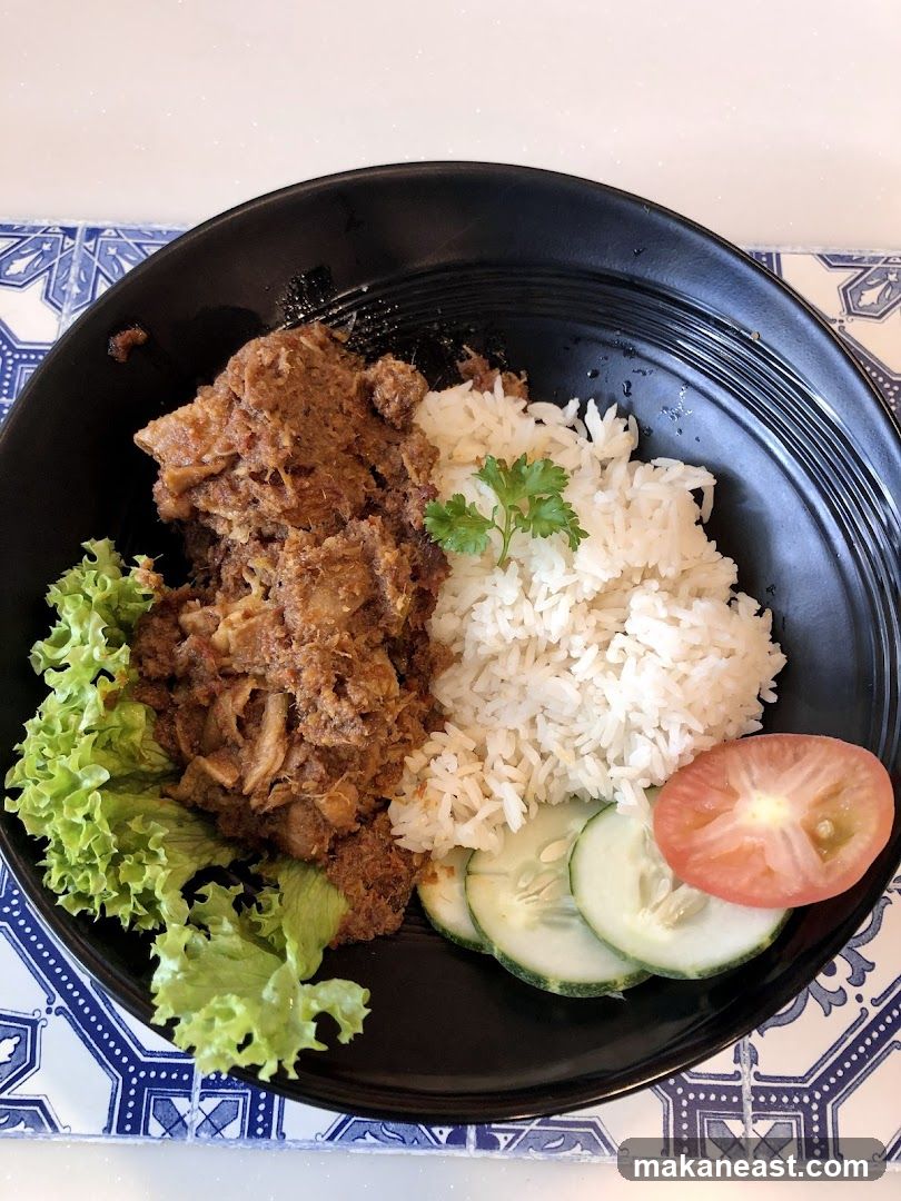 Beef Rendang with Rice