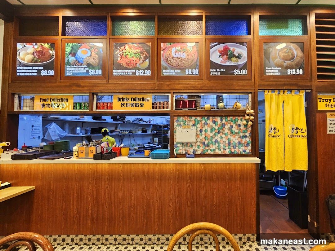 Restaurant Counter with Food Displays