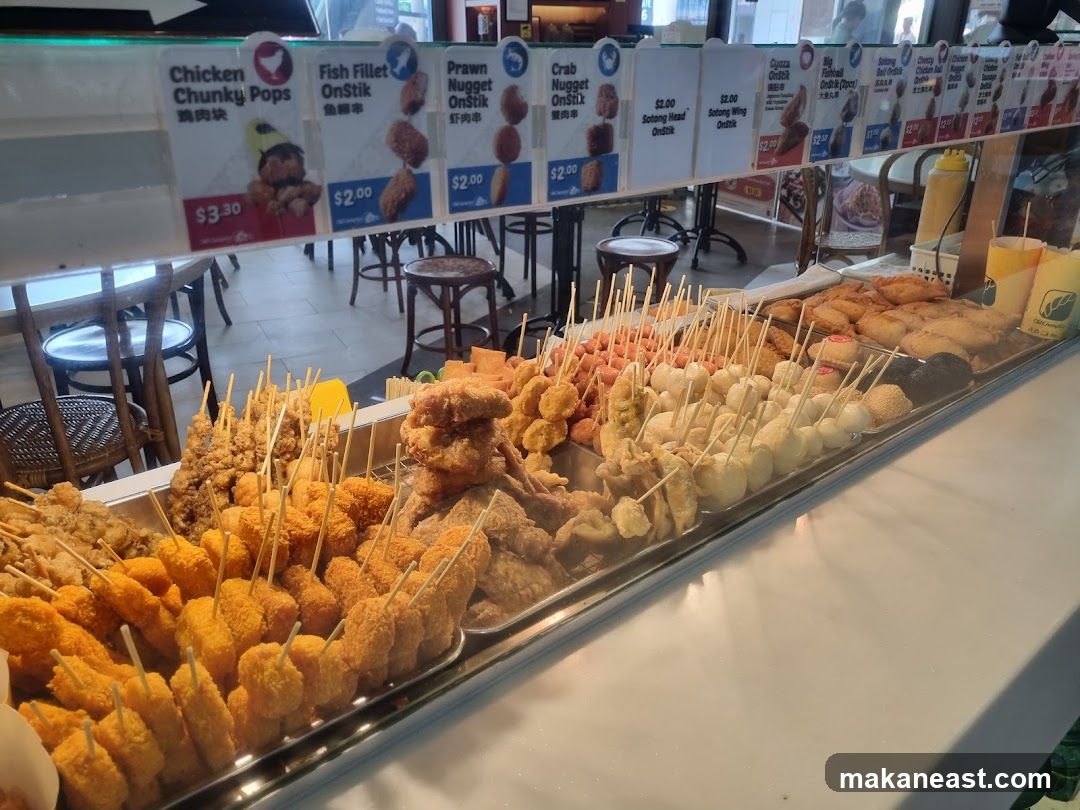 Fried Snacks Display