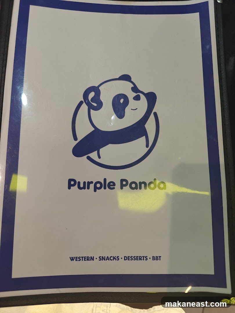 Purple Panda Menu