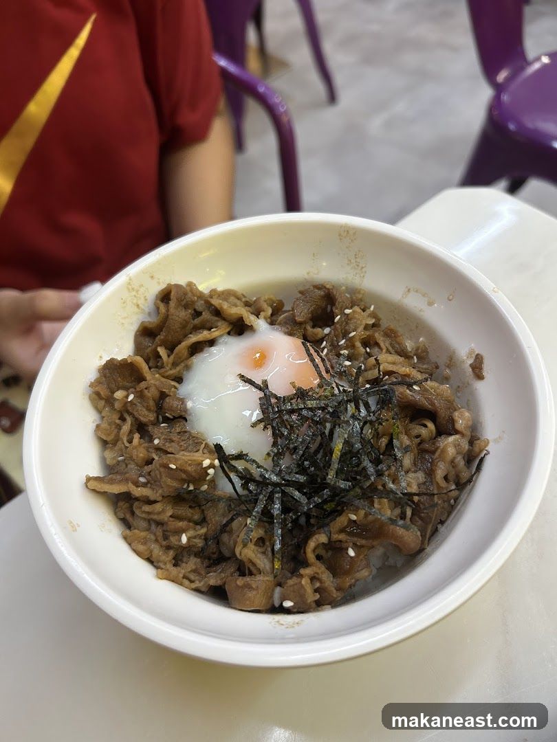 Beef Bowl with Egg
