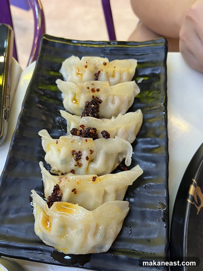 Dumplings with Chili Oil