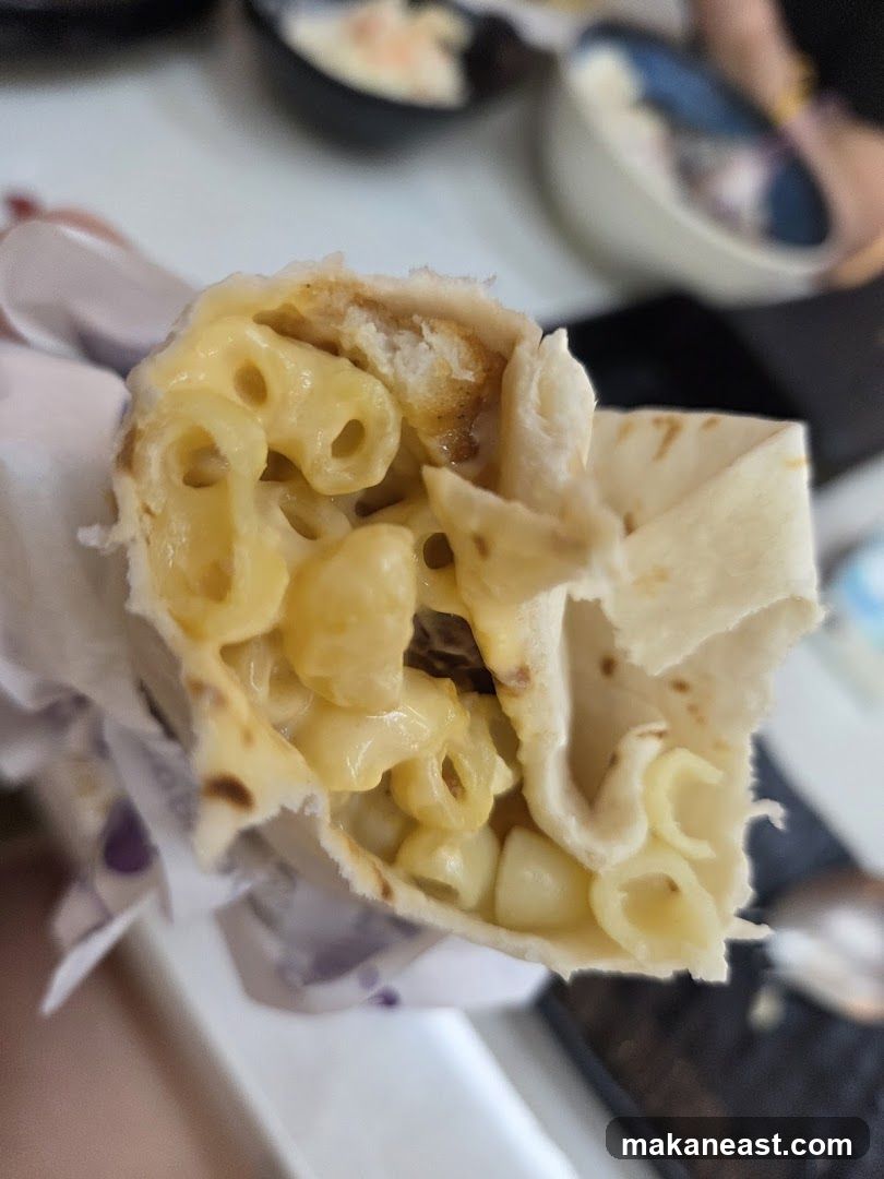 Macaroni and Cheese Wrap