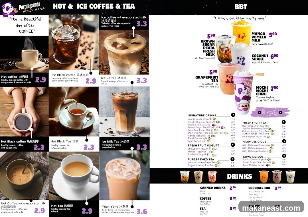 HOT & ICE COFFEE & TEA
