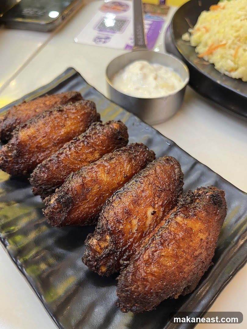 Chicken Wings with Dip