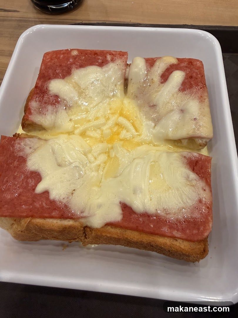 Spam and Cheese Toast