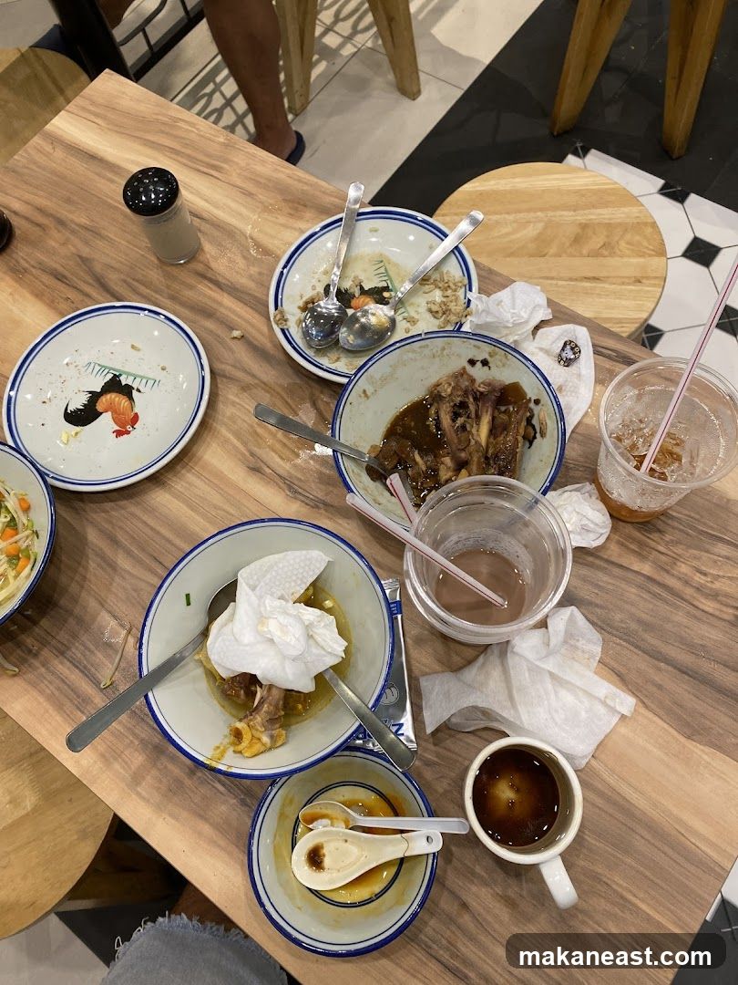 Messy Table After Meal