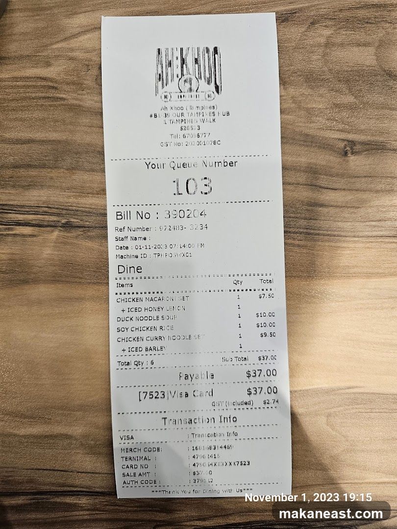 Receipt