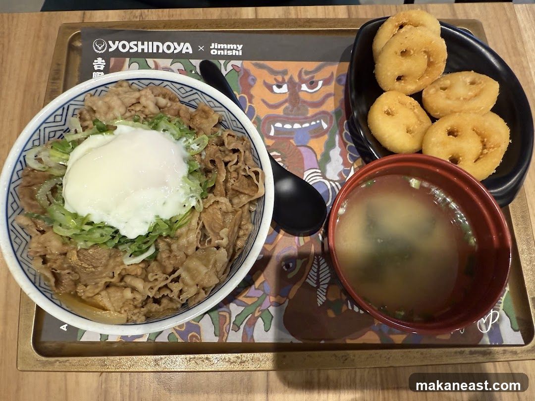 Yoshinoya Beef Bowl Meal