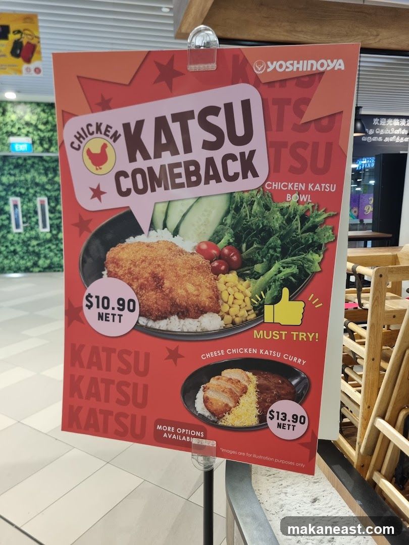 Yoshinoya Chicken Katsu Comeback Promotion