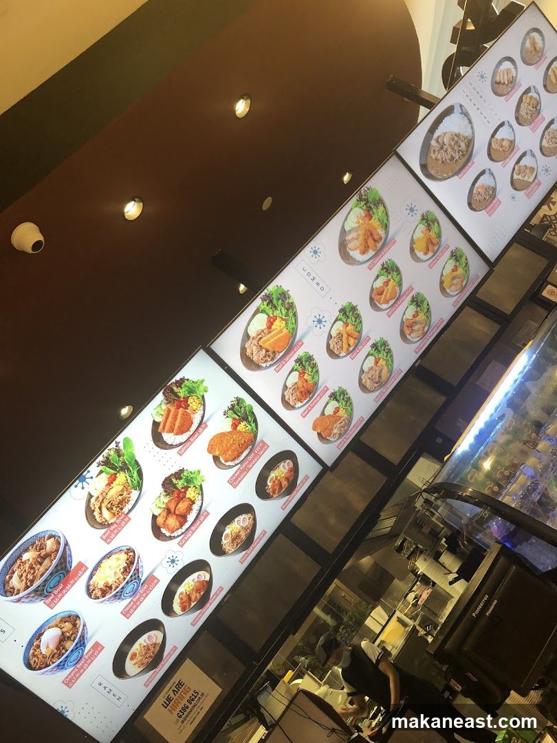 Japanese Food Menu