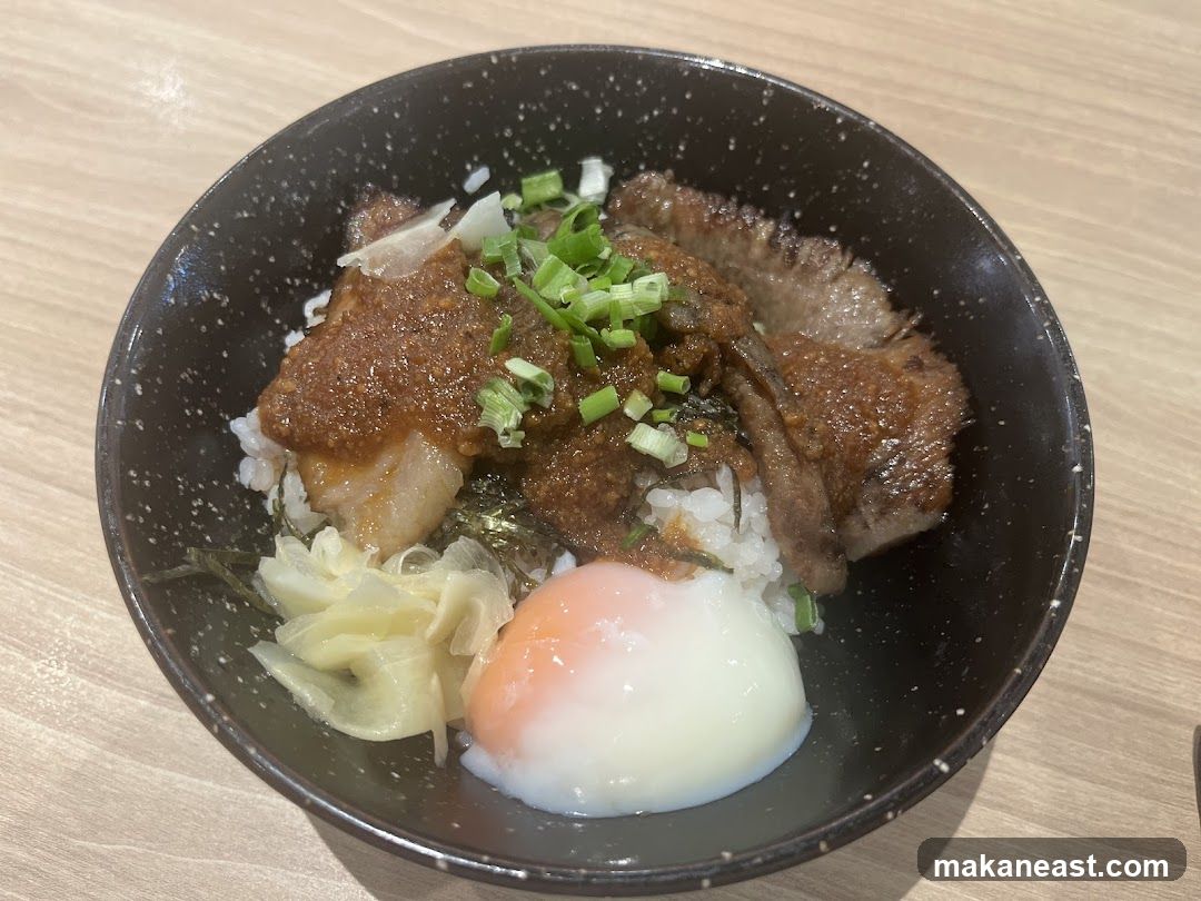Donburi with Meat and Egg