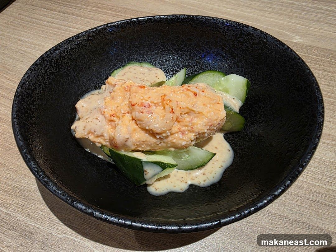 Lobster Salad with Cucumbers