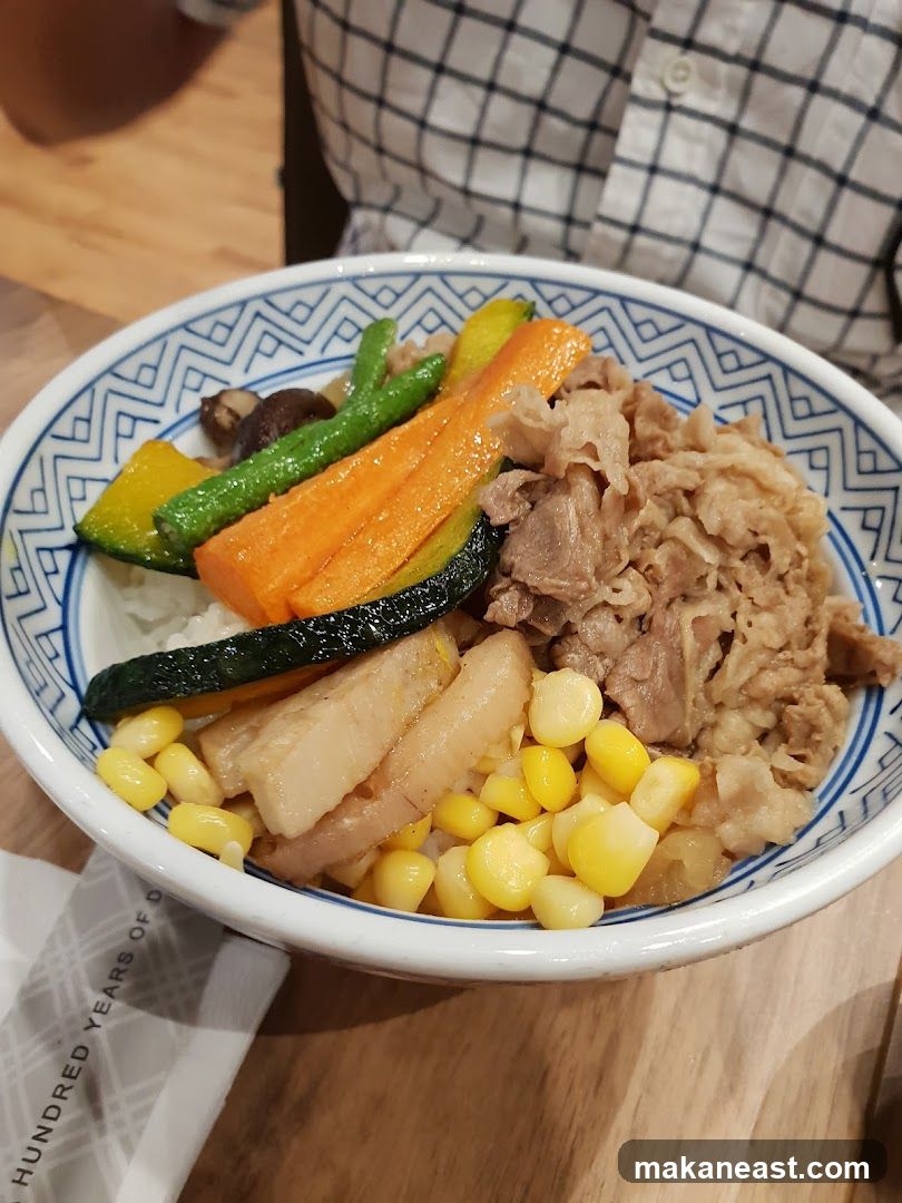 Beef and Vegetable Rice Bowl
