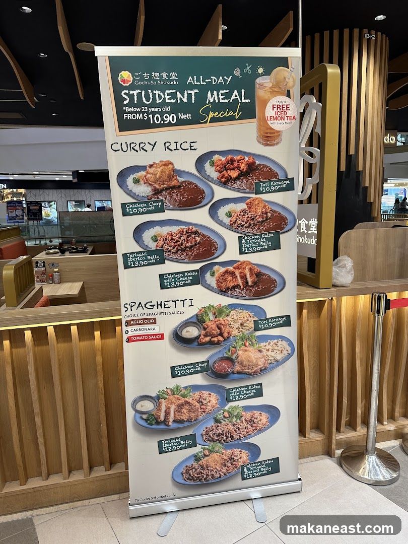 All-Day Student Meal Special