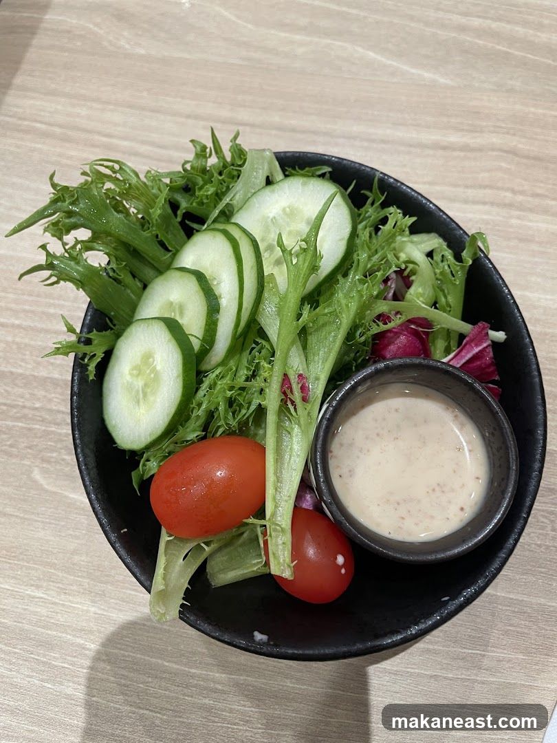 Salad with Dressing